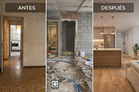 Antes y después de reforma integral de vivienda en Alicante Antes y después de reforma integral de vivienda en Alicante